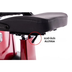 CHAMPION DUO elektromos háromkerekű kétszemélyes scooter időseknek – 1000W-os motor