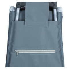 Bevásárló táska kerekekkel, szürke