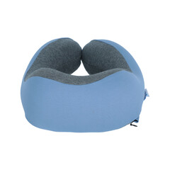 Ergonomikus utazó nyakpárna - memóriahabból, kék