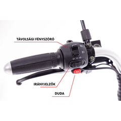 Elektromos CHOPPER UNIZDRAV háromkerekű - erős 2000 W-os motor