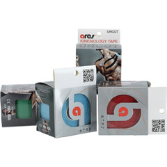 Kinezio szalag Ares 5 cm x 5 m, piros