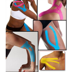 Kinezio szalag Ares 5 cm x 5 m, kék