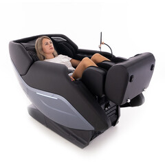 RelaxPro 3D MASSAGER elektromos masszázsfotel, szürkés-fekete