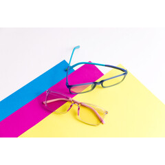 UNIZDRAV Kékfény szűrő szemüveg + szemüveg tartó tok, tigrises