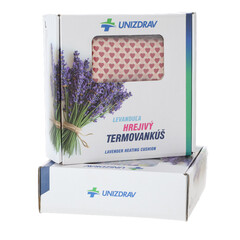 Melegítő hőpárna UNIZDRAV Levendula Szívek