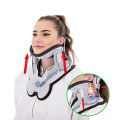 Trakciós ortézis nyakra és nyaki gerincre + pumpa