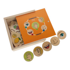Didaktikus játék és puzzle 2 az 1-ben Humanico Érzékek a Beleduc-tól.