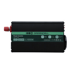 Greencell 500W / 1000W feszültségátalakító autóba, otthoni használatú oxigénkoncentrátorhoz