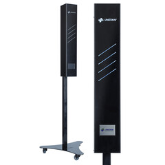 UNIZDRAV zárt gördíthető germicid lámpa, kijelzővel UVC 36  - fekete változat (Használt darab)