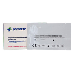 Gyorsteszt 2 az 1-ben Streptococcus pneumoniae és Legionella pneumoniae ellen, 1 db