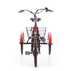 Háromkerekű elektromos kerékpár Tornado ZTECH, piros