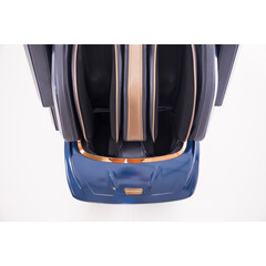 LUX 4D MASSAGER elektromos masszázsfotel, kék-arany (Újszerű darab)