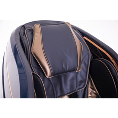 LUX 4D MASSAGER elektromos masszázsfotel, kék-arany (Használt darab)