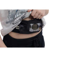 Dia öv inzulinpumpához ablakkal, fekete