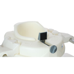 UNIZDRAV WC magasító, lehajtható karfával, 12 cm