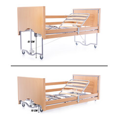 Elektromos állítható ágy COMFORT LOW– extra alacsony pozicionálási funkcióval