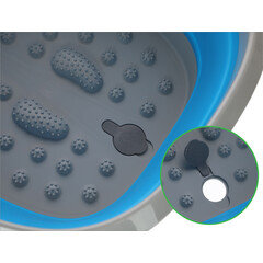 UNIZDRAV összecsukható akupresszúrás lábfürdő