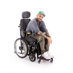 Elektromos kerekesszék függőleges emeléssel