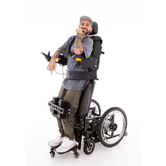 Elektromos kerekesszék függőleges emeléssel