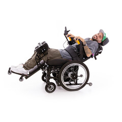 Elektromos kerekesszék függőleges emeléssel