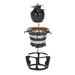 Hurom H-AA  gyümölcsprés, ezüst