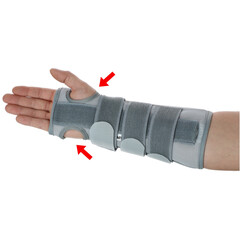 Csukló ortézis erősítéssel