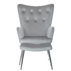 Silver Luxury relaxációs fotel lábtartóval