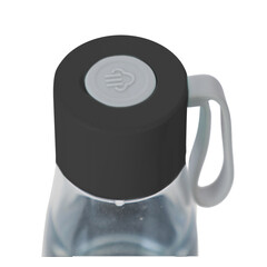 Palack hidrogénes víz előállításához, fekete