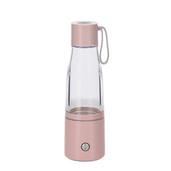 Palack hidrogénes víz előállításához, rózsaszín