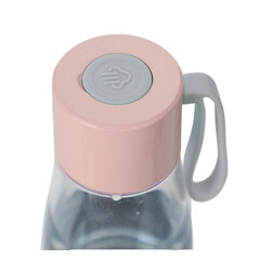 Palack hidrogénes víz előállításához, rózsaszín