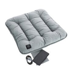 Hordozható melegítő ülőpárna, szürke