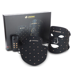 LED maszk fényterápiával és NIR fénnyel az arcra és nyakra UNIZDRAV