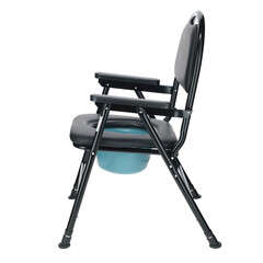 UNIZDRAV összecsukható szoba WC- SÉRÜLT ÜLŐKE A CSAVARRÖGZÍTÉSNÉL