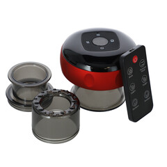 Automatikus köpölyöző készülék fűtő funkcióval és távirányítással