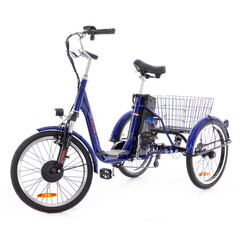 Háromkerekű elektromos kerékpár Tornado ZTECH, kék