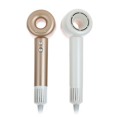 Hajszárító levegőionizátorral, arany- fehér színben