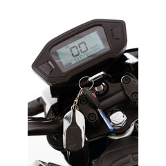 Elektromos motorkerékpár e-Flex, fekete