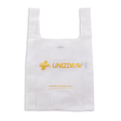 UNIZDRAV összehajtható bevásárlószatyor, fehér