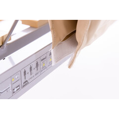 Védőhuzat ágyrácsra tépőzárral, 1 pár