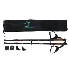 Túrabotok, fekete színben