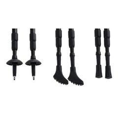 Túrabotok, fekete színben