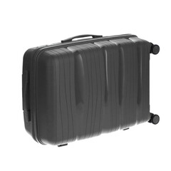Utazóbőrönd, fekete színben