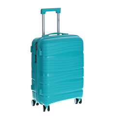 Utazóbőrönd, türkiz színben