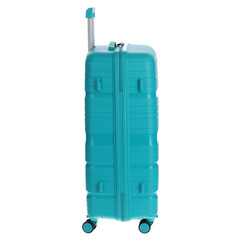 Utazóbőrönd, türkiz színben