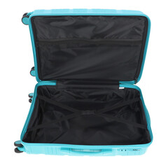 Utazóbőrönd, türkiz színben