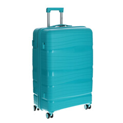 Utazóbőrönd, türkiz színben