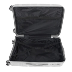 Utazóbőrönd, szürke színben