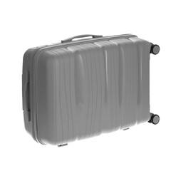 Utazóbőrönd, szürke színben