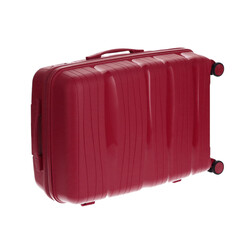 Utazóbőrönd, bordó színben