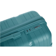 Utazóbőrönd, petrolkék színű